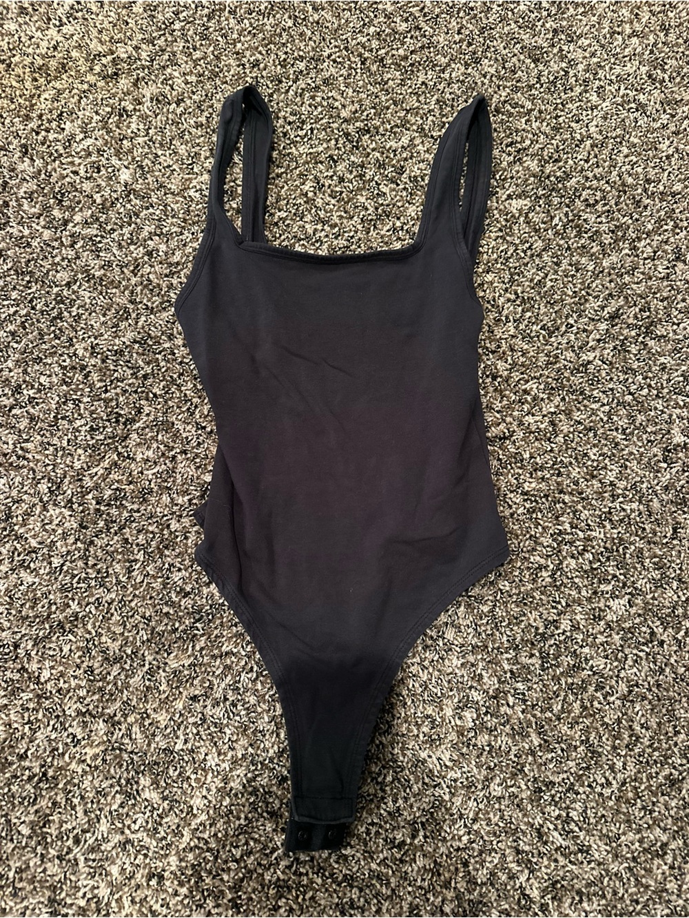 gymshark Classic Black Scoop Neck Bodysuit